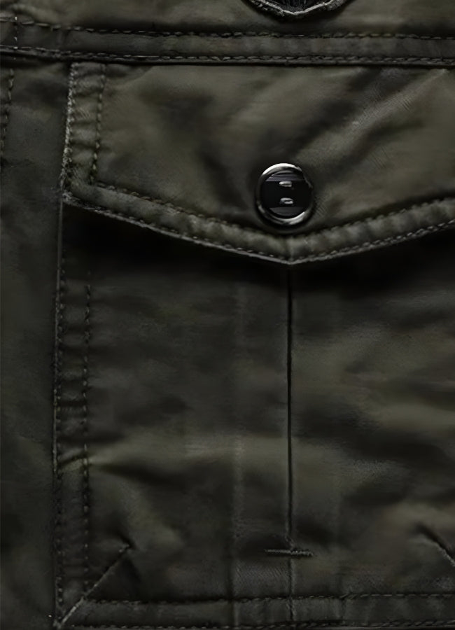 Steampunk Military Bomber Men Jacket